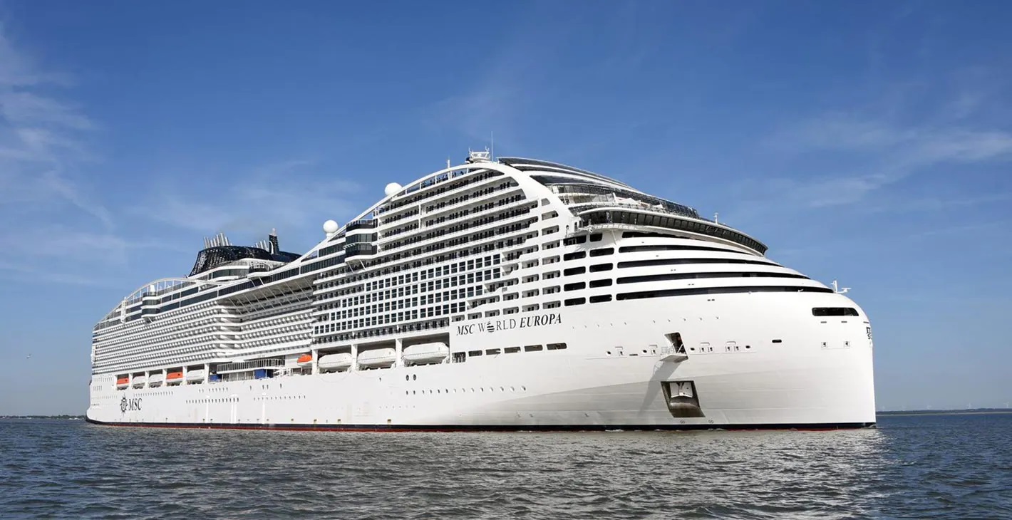 Η MSC Cruises παρέλαβε το νεότευκτο "MSC World Europa" το πρώτο με καύσιμα LNG 